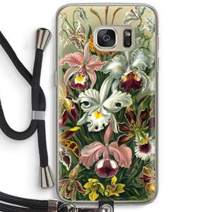 CaseCompany Haeckel Orchidae: Samsung Galaxy S7 Transparant Hoesje met koord