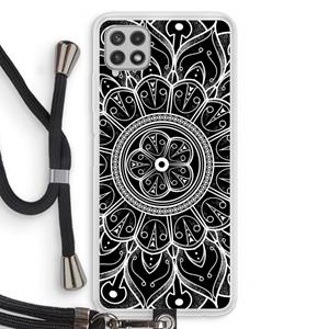 CaseCompany Roses Are Red: Samsung Galaxy A22 4G Transparant Hoesje met koord