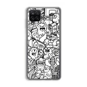 CaseCompany Vexx City #2: Samsung Galaxy A12 Transparant Hoesje