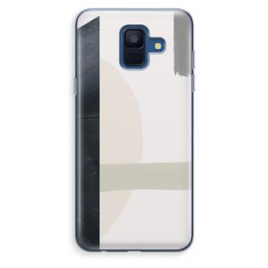 CaseCompany Baca: Samsung Galaxy A6 (2018) Transparant Hoesje