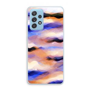 CaseCompany Donkere Wolken: Samsung Galaxy A73 Transparant Hoesje