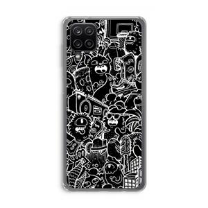 CaseCompany Vexx Black City : Samsung Galaxy A12 Transparant Hoesje