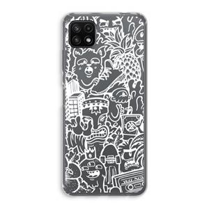 CaseCompany Vexx Mixtape #2: Samsung Galaxy A22 5G Transparant Hoesje
