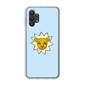 CaseCompany Kleine leeuw: Samsung Galaxy A32 5G Transparant Hoesje
