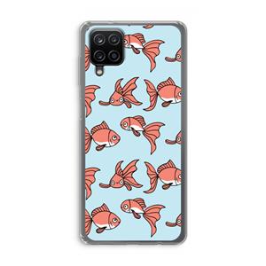 CaseCompany Blub: Samsung Galaxy A12 Transparant Hoesje