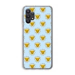 CaseCompany Leeuwenkoppen: Samsung Galaxy A32 5G Transparant Hoesje