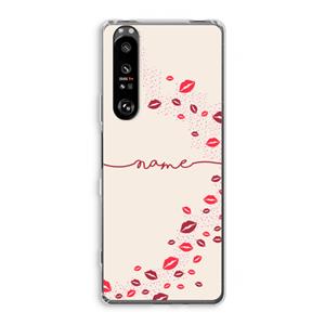 CaseCompany Kusjes: Sony Xperia 1 III Transparant Hoesje