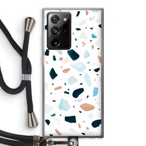 CaseCompany Terrazzo N°13: Samsung Galaxy Note 20 Ultra / Note 20 Ultra 5G Transparant Hoesje met koord