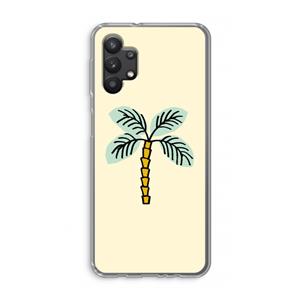 CaseCompany Palmboom: Samsung Galaxy A32 5G Transparant Hoesje