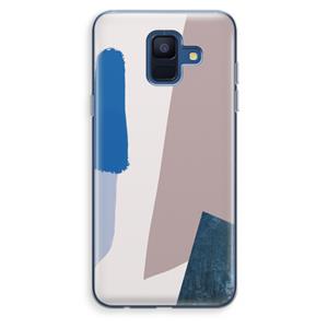 CaseCompany Lapis: Samsung Galaxy A6 (2018) Transparant Hoesje