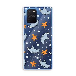 CaseCompany Manta: Samsung Galaxy Note 10 Lite Transparant Hoesje