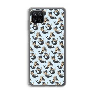 CaseCompany Zeemeermin: Samsung Galaxy A12 Transparant Hoesje