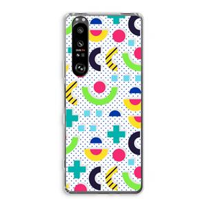 CaseCompany 8-bit N°1: Sony Xperia 1 III Transparant Hoesje