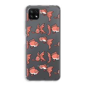 CaseCompany Blub: Samsung Galaxy A22 5G Transparant Hoesje