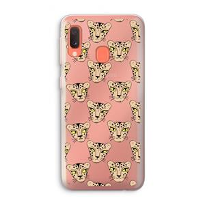 CaseCompany Tijger: Samsung Galaxy A20e Transparant Hoesje