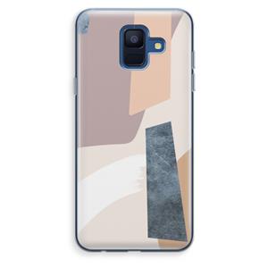 CaseCompany Luca: Samsung Galaxy A6 (2018) Transparant Hoesje