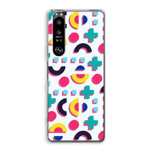 CaseCompany 8-bit N°2: Sony Xperia 1 III Transparant Hoesje
