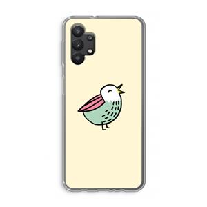 CaseCompany Birdy: Samsung Galaxy A32 5G Transparant Hoesje