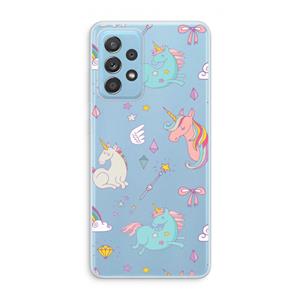 CaseCompany Fantasiewereld: Samsung Galaxy A73 Transparant Hoesje
