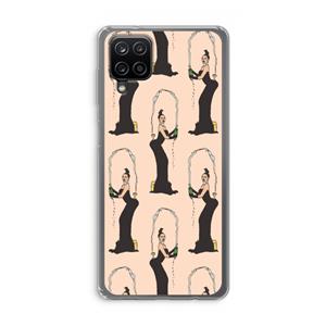 CaseCompany Pop Some Kim: Samsung Galaxy A12 Transparant Hoesje