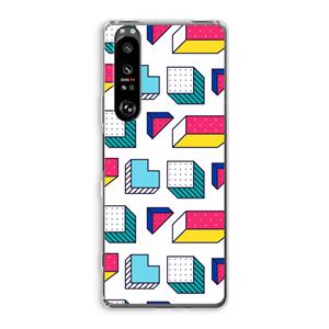 CaseCompany 8-bit N°7: Sony Xperia 1 III Transparant Hoesje