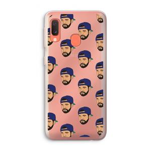 CaseCompany Drake Away: Samsung Galaxy A20e Transparant Hoesje