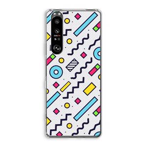 CaseCompany 8-bit N°8: Sony Xperia 1 III Transparant Hoesje