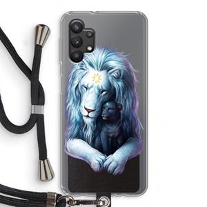 CaseCompany Child Of Light: Samsung Galaxy A32 5G Transparant Hoesje met koord