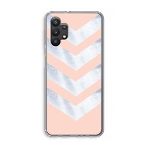 CaseCompany Marmeren pijlen: Samsung Galaxy A32 5G Transparant Hoesje
