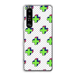 CaseCompany 8-bit N°10: Sony Xperia 1 III Transparant Hoesje