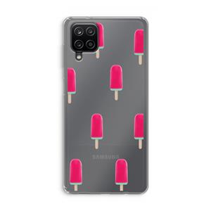 CaseCompany Waterijsje: Samsung Galaxy A12 Transparant Hoesje