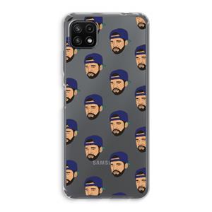 CaseCompany Drake Away: Samsung Galaxy A22 5G Transparant Hoesje