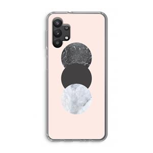 CaseCompany Marmeren cirkels: Samsung Galaxy A32 5G Transparant Hoesje