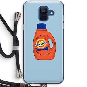 CaseCompany Ultra Sensitive: Samsung Galaxy A6 (2018) Transparant Hoesje met koord