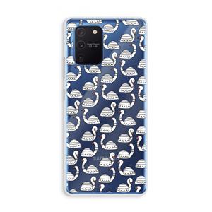 CaseCompany Zwanen: Samsung Galaxy Note 10 Lite Transparant Hoesje