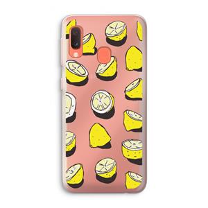 CaseCompany When Life Gives You Lemons...: Samsung Galaxy A20e Transparant Hoesje