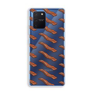 CaseCompany Bacon to my eggs #2: Samsung Galaxy Note 10 Lite Transparant Hoesje