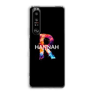 CaseCompany Abstract Spectrum: Sony Xperia 1 III Transparant Hoesje