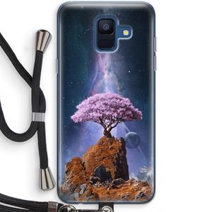 CaseCompany Ambition: Samsung Galaxy A6 (2018) Transparant Hoesje met koord