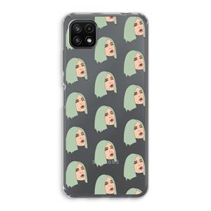 CaseCompany King Kylie: Samsung Galaxy A22 5G Transparant Hoesje