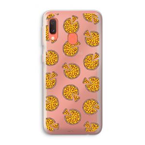 CaseCompany You Had Me At Pizza: Samsung Galaxy A20e Transparant Hoesje