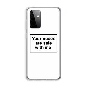 CaseCompany Safe with me: Samsung Galaxy A72 Transparant Hoesje
