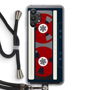 CaseCompany Here's your tape: Samsung Galaxy A32 5G Transparant Hoesje met koord