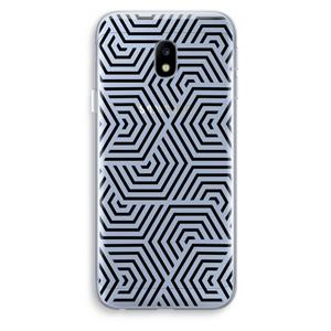 CaseCompany Magic pattern: Samsung Galaxy J3 (2017) Transparant Hoesje