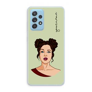 CaseCompany Pop-Art Creator: Samsung Galaxy A73 Transparant Hoesje
