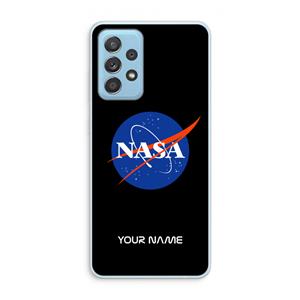 CaseCompany NASA: Samsung Galaxy A73 Transparant Hoesje