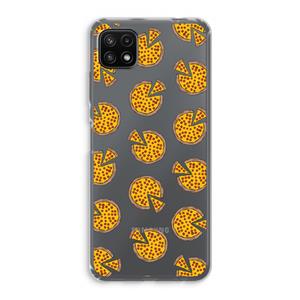 CaseCompany You Had Me At Pizza: Samsung Galaxy A22 5G Transparant Hoesje