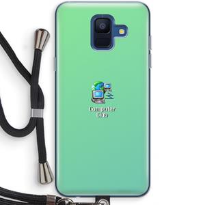 CaseCompany Win98: Samsung Galaxy A6 (2018) Transparant Hoesje met koord