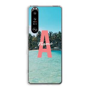 CaseCompany Pacific Dream: Sony Xperia 1 III Transparant Hoesje