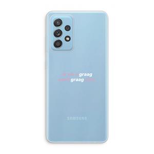 CaseCompany uzelf graag zien: Samsung Galaxy A73 Transparant Hoesje